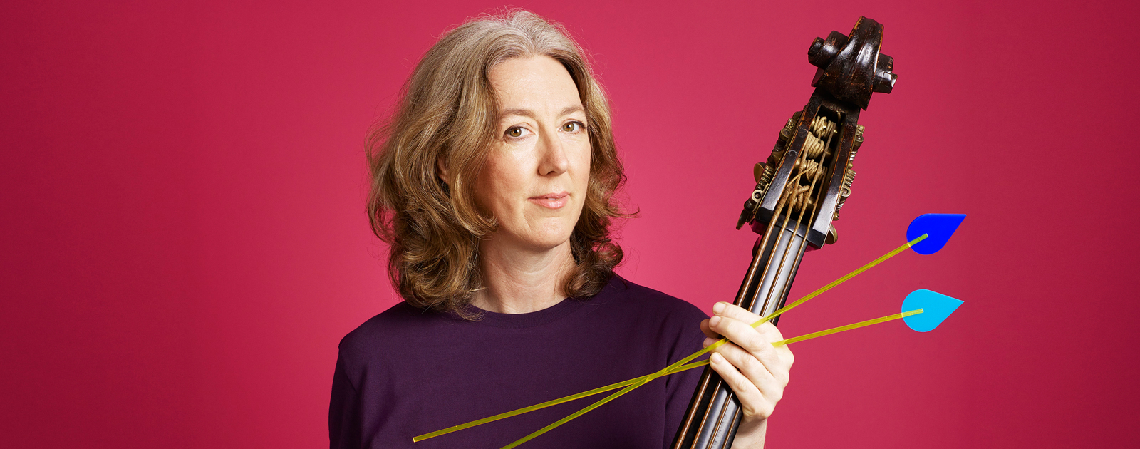 Orchestra of the Age of Enlightenment: Handel's Semele at Southbank Centre Photo of Cecila Bruggemeyer, double bassist with the Orchestra of the Age of Enlightenment, who perform Handel's Semele at Southbank Centre
